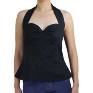 Chic Star Rockabilly Halter Top Size Large
